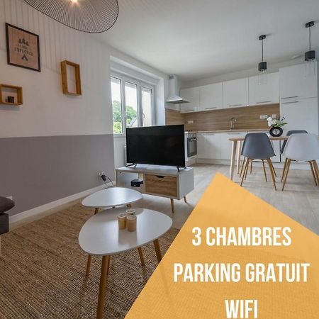 Appartement 3 Chambres - Parking - Wifi - Buanderie - Jardin Brest Exterior photo
